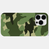 Koele groene camouflage militair patroon slank Case-Mate iPhone case (Achterkant (horizontaal))