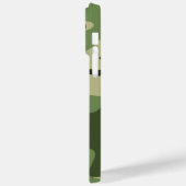Koele groene camouflage militair patroon slank Case-Mate iPhone case (Achterkant / Links)