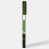 Koele groene camouflage militair patroon slank Case-Mate iPhone case (Achterkant / Rechts)