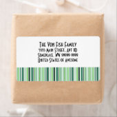 Koele Groene Strepen Etiket (Insitu)