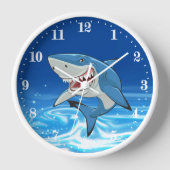 koele haaienliefhebbers decor Grote klok (Voorkant)