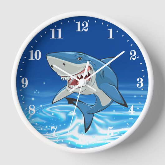koele haaienliefhebbers decor Grote klok (Voorkant)
