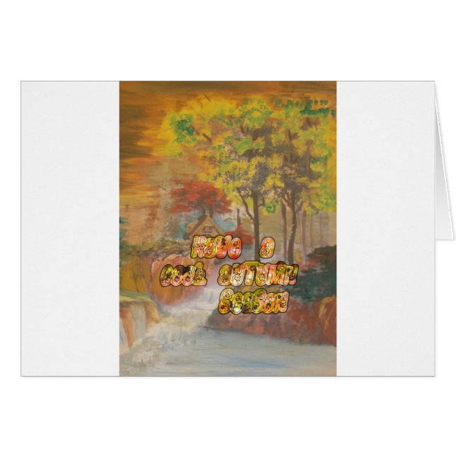 Koele  Hakuna Matata hebben een koele Autum Seaso (Voorkant Horizontaal)