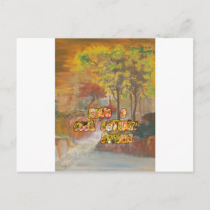 Koele Hakuna Matata hebben een koele Autum Seaso Briefkaart