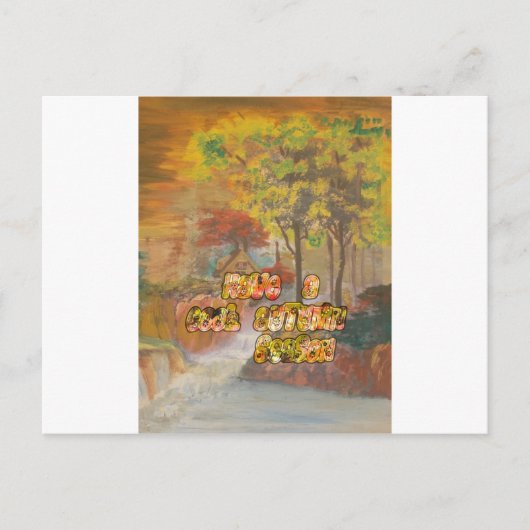 Koele  Hakuna Matata hebben een koele Autum Seaso Briefkaart (Voorkant)