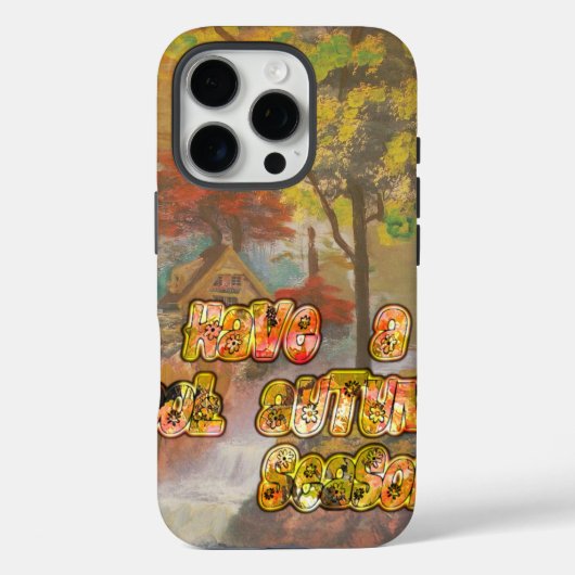 Koele  Hakuna Matata hebben een koele Autum Seaso Case-Mate iPhone Case (Achterkant)