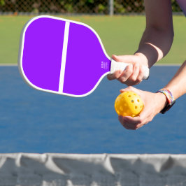 Koele heldere tropische Paarse sportieve witte str Pickleball Paddle