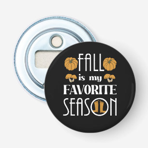 koele Herfst Button Flesopener