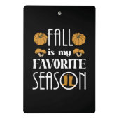 koele Herfst Mini Klembord (Achterkant)