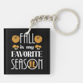 koele Herfst Sleutelhanger (Achterkant)