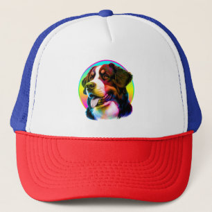 KOELE HOND KLEURRIJKE REGENBOOG TRUCKER PET