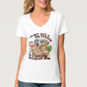 Koele hond met zonnebril nippen drink t-shirt (Voorkant)