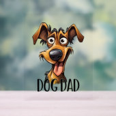 Koele hond Pap woord kunst Acryl Bord (Neutraal)