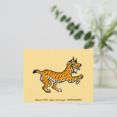 Koele Iberische LYNX - Bedreigd dier - Wildlife - Briefkaart (Staand voorkant)