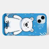 Koele IJsbeer Vibes - Knus Winter Charme Case-Mate iPhone Case (Achterkant (horizontaal))