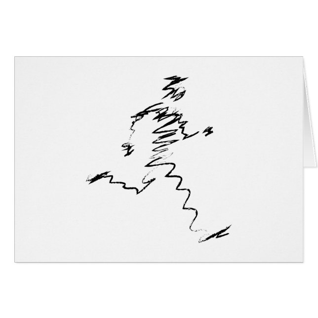 Koele illustratie van de looppas (Voorkant Horizontaal)