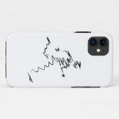 Koele illustratie van de looppas Case-Mate iPhone case (Achterkant (horizontaal))