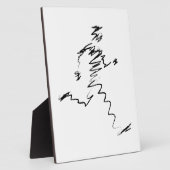 Koele illustratie van de looppas fotoplaat (Zijkant)