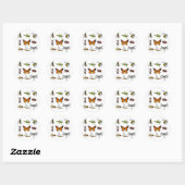 Koele Insect Ronde Sticker (Vel)