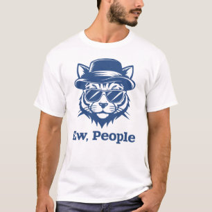 Koele Introvert Kat Ieuw Mensen T-shirt