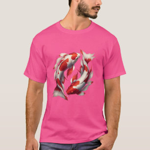Koele Japanse Koi Karper Vis Nishikigoi Esthetisch T-shirt