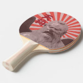 Koele Japanse Tengu Sunburst Tafeltennisbatje (Voorkant Gekanteld)