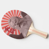 Koele Japanse Tengu Sunburst Tafeltennisbatje (Zijkant)