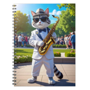 Koele Jazz Kat Notitieboek