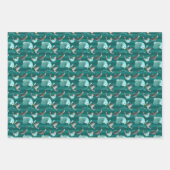 koele jongens piraatdieren getild patroon inpakpapier vel (Voorkant 3)