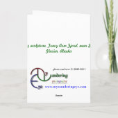 Koele kaart Yule (Achterkant)