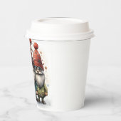 Koele kabouters op Kerstmis papieren bekers (Links)