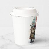 Koele kabouters op Kerstmis papieren bekers (Rechts)