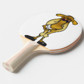 Koele kameel met tinten tafeltennisbatje (Voorkant Gekanteld)