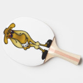 Koele kameel met tinten tafeltennisbatje (Zijkant)