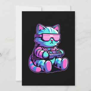 Koele Kat Gamer Kaart