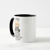 Koele Kat in de ruimte Kat Astronaut Kosmisch dier Mok (Voorkant links)