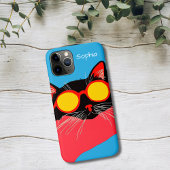Koele Kat met Zonnebril Case-Mate iPhone Case