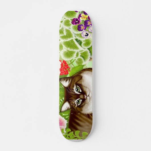 Koele Kat Skateboard (Voorkant)