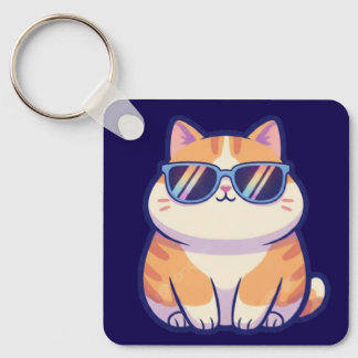 Koele Kat Sleutelhanger – Zakformaat Persoonlijkhe