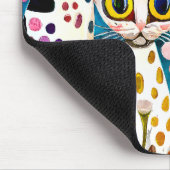 Koele katten abstract muismat (Hoek)