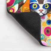 Koele katten abstract muismat (Hoek)
