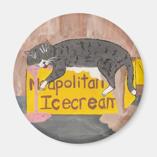 Koele Katten magneet (Voorkant)