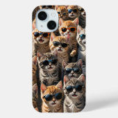 Koele katten met een zonnebril Case-Mate iPhone case (Achterkant)