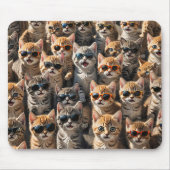 Koele katten met een zonnebril muismat (Voorkant)