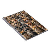 Koele katten met een zonnebril notitieboek (Rechterzijde)