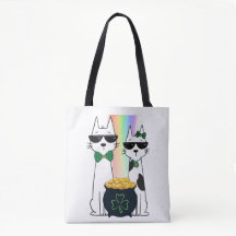 Koele katten met pot goud 
