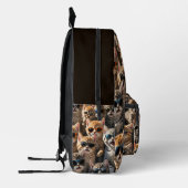 Koele katten met zonnebril bedrukte rugzak (Links)