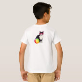 Koele kattenvibes bij zonsondergang t-shirt (Achterkant volledig)