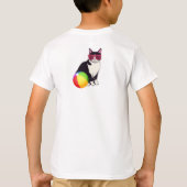 Koele kattenvibes bij zonsondergang t-shirt (Achterkant)