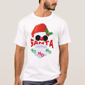 Koele Kerstman met tinten T-shirt (Voorkant)